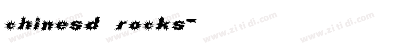 chinesd rocks字体转换